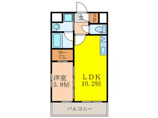 グランカーサ新大阪SOUTHの物件間取画像